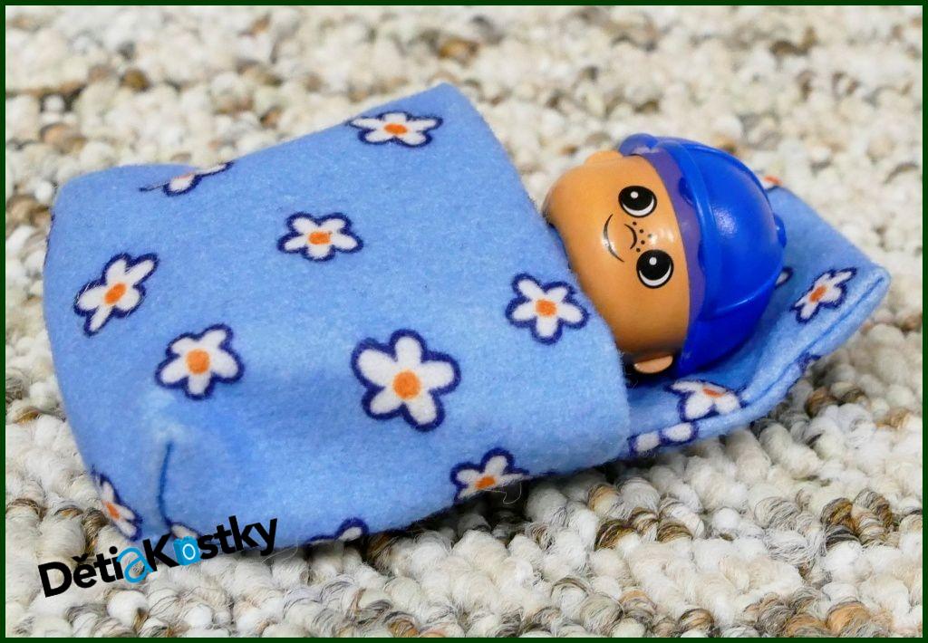 Lego® Duplo® Peřinka Světle Modrá s Kytičkami