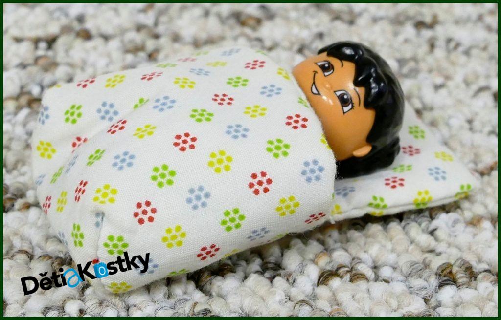Lego® Duplo® Peřinka Bílá s Barevnými Kytičkami