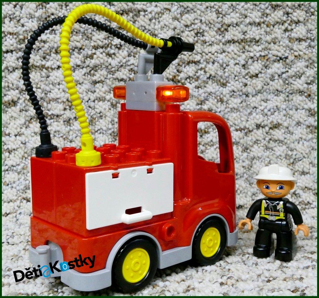 Lego® Duplo® Hasičská Cisterna Krátká s 2 Hadicemi