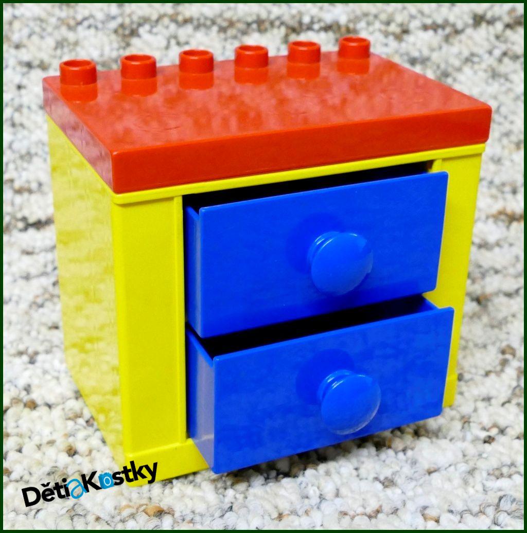 Lego® Duplo® Dolls Skříňka Žlutá a Dva Šuplíky (M,M)