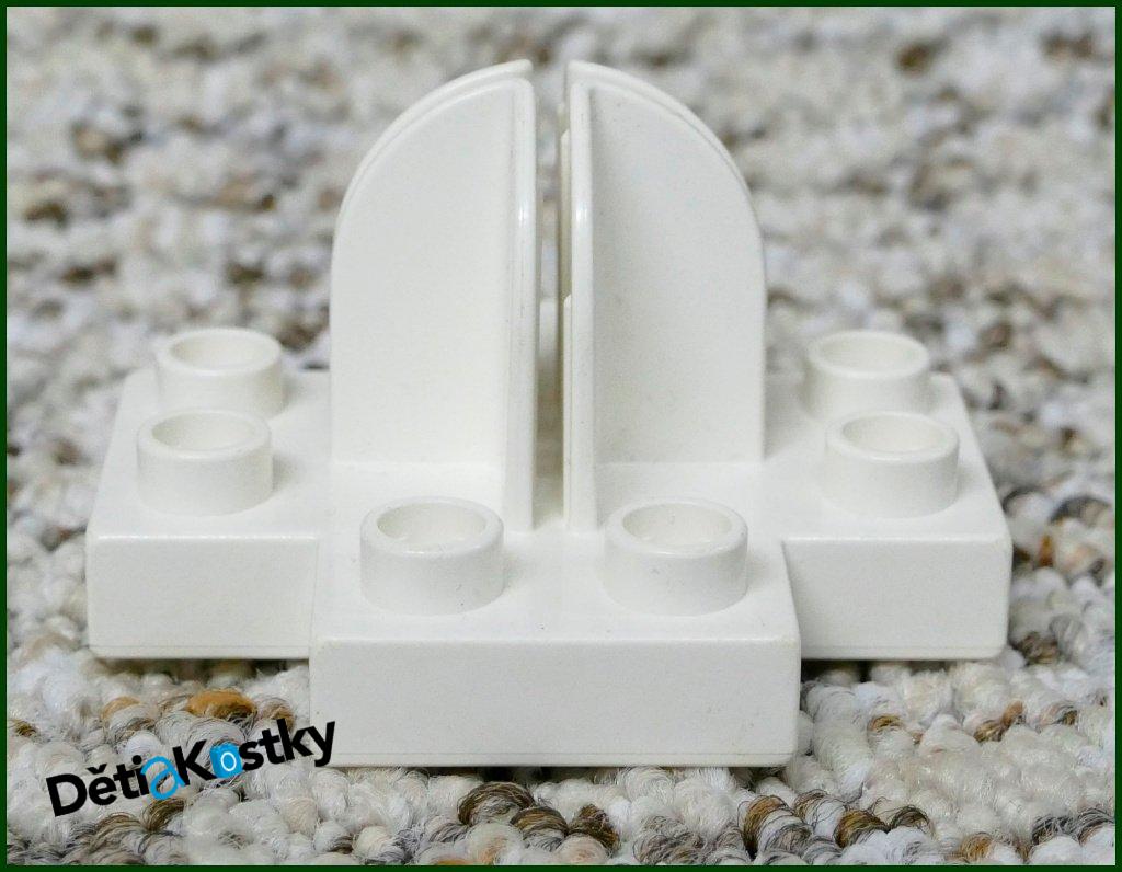 Lego® Duplo® Podstavec pro Plastové Stěny Bílý