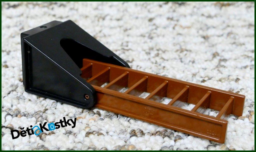 Lego® Duplo® Žebřík Hnědý s Černým Podstavcem