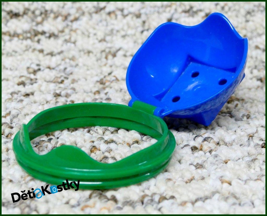 Lego® Duplo® Kryt Potrubí s Prstencem Zelená/Modrá