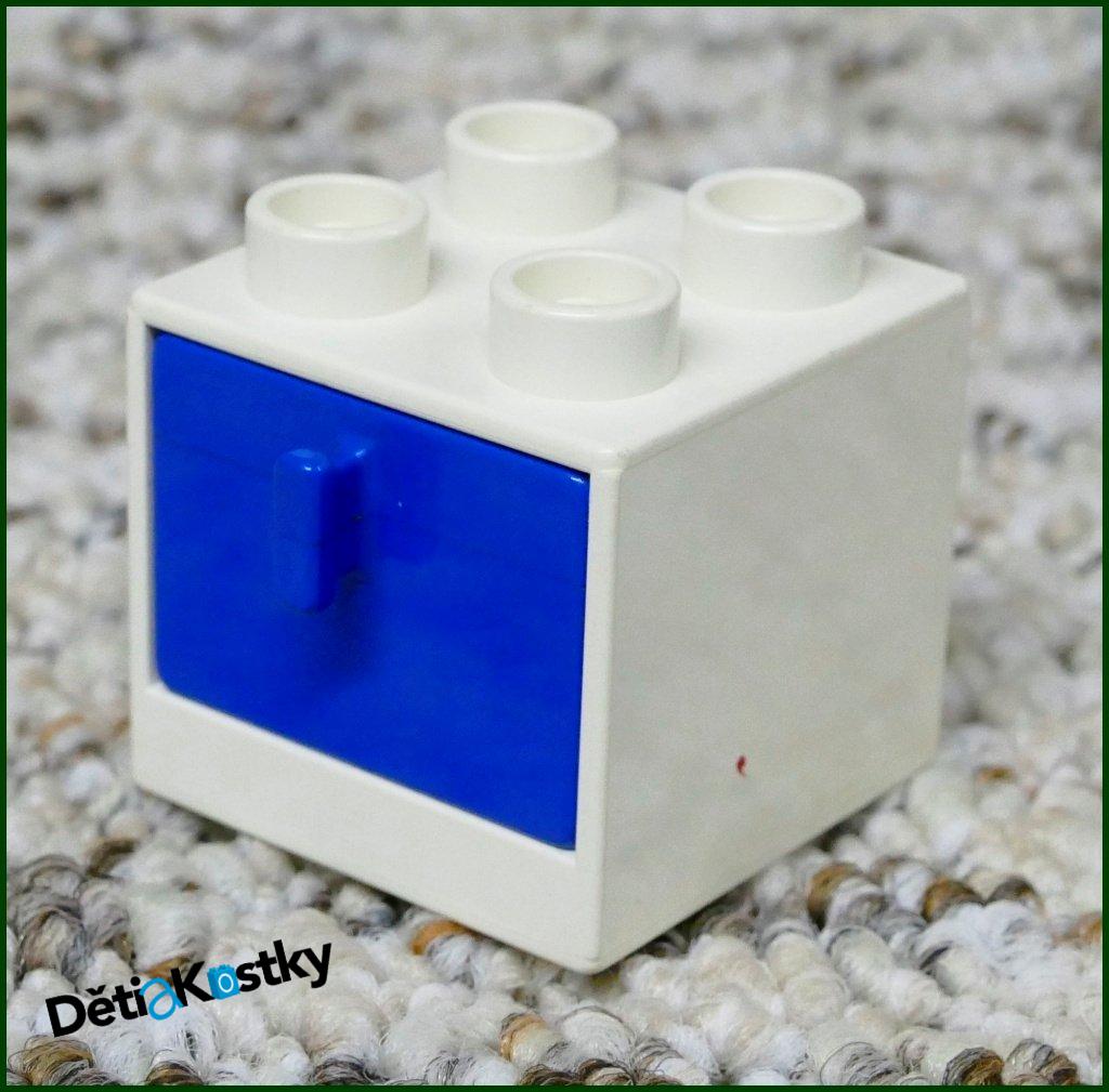 Lego® Duplo® Skříňka Malá Bílá/ Modrý Šuplík