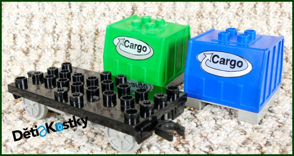 Lego® Duplo® Intelli Vagon Cargo - Zeleno/Modrý