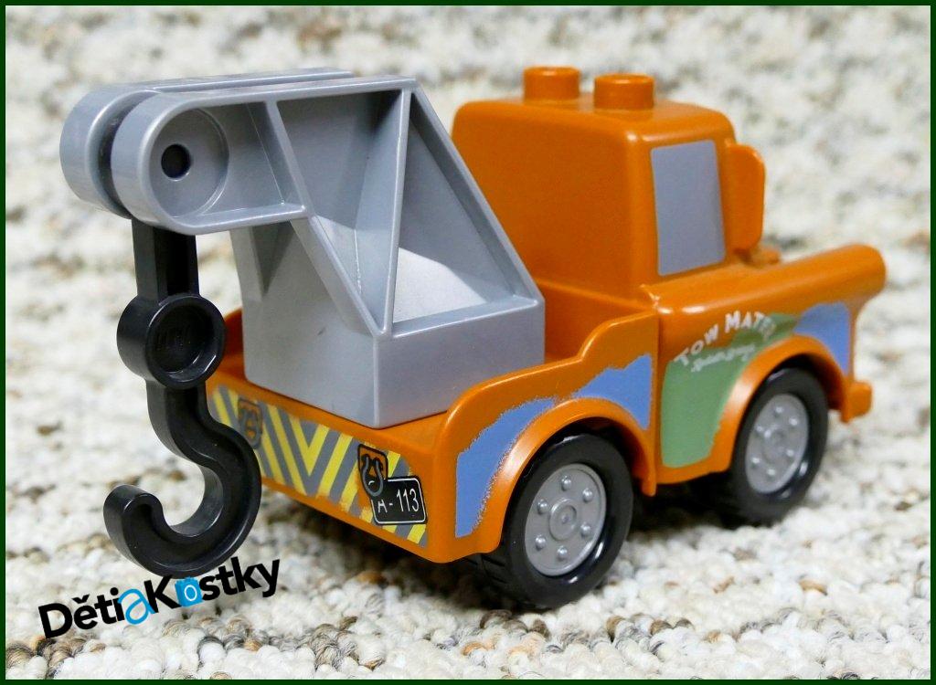 Lego® Duplo® Cars - Burák (Šedý Hák) Obyčejná Kola