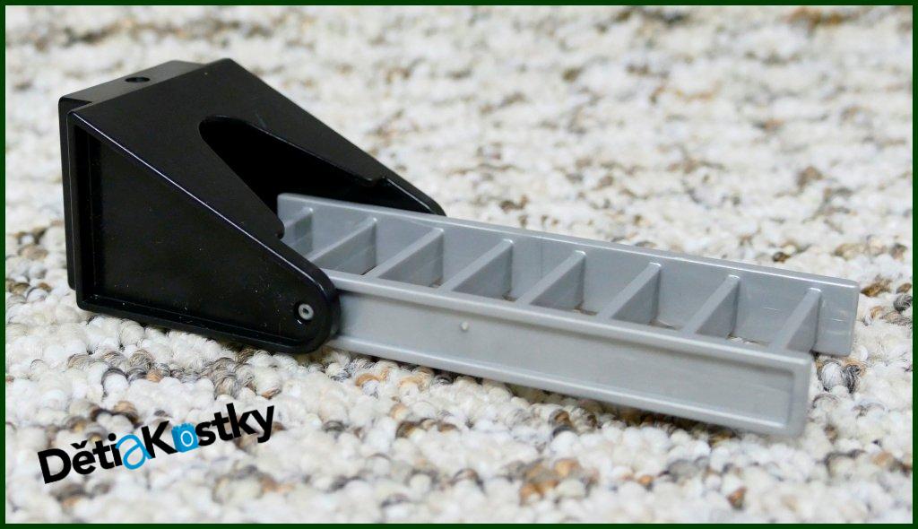 Lego® Duplo® Žebřík Šedý s Černým Podstavcem