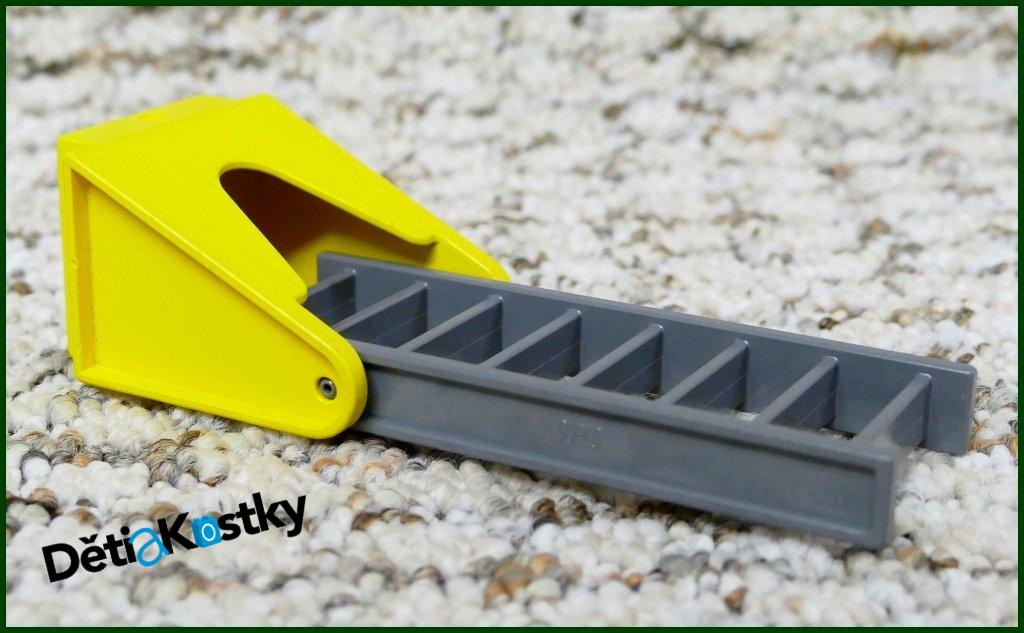 Lego® Duplo® Žebřík Šedý se Žlutým Podstavcem
