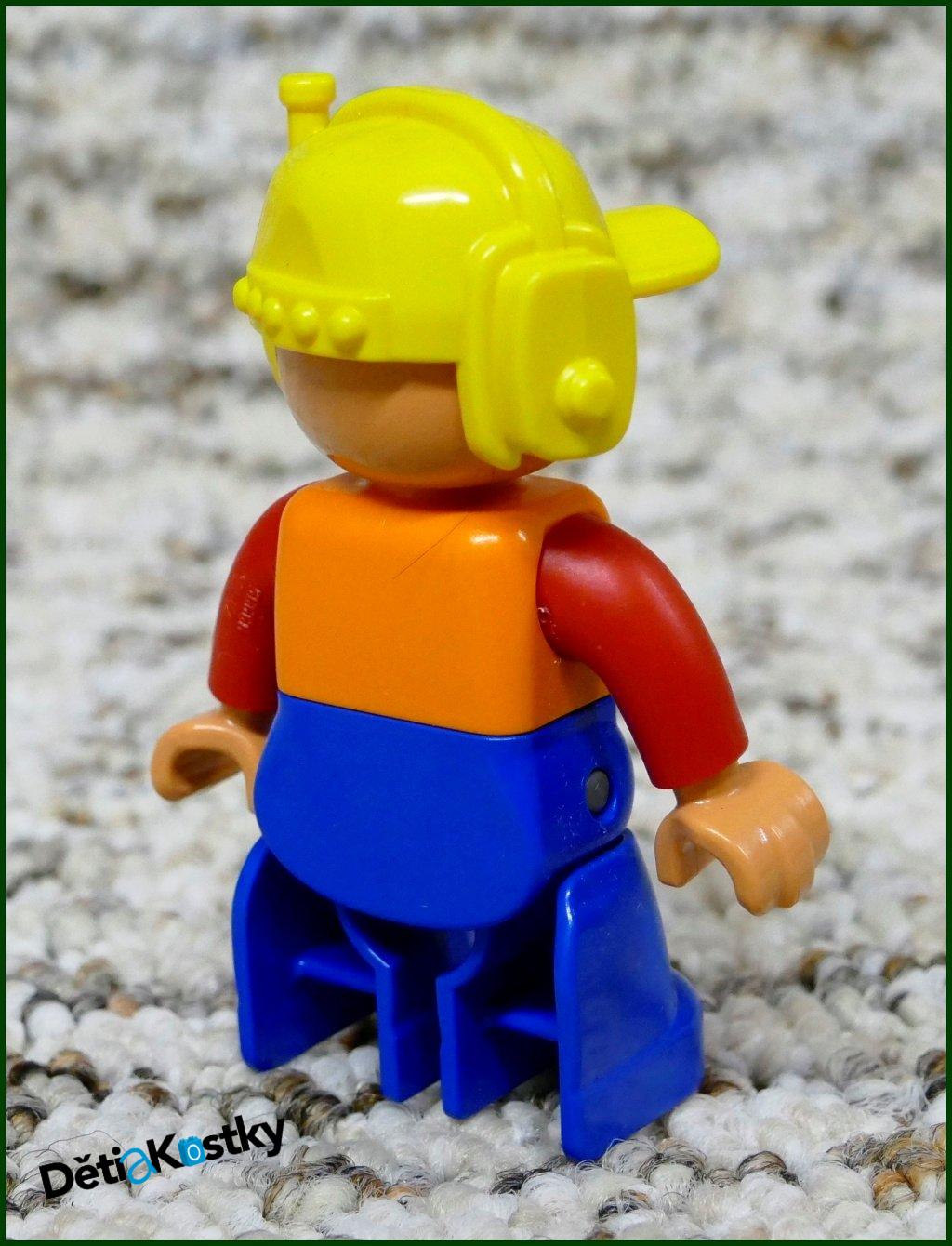 Lego® Duplo® Figurka Pilot Vrtulníku Modro/Oranžový