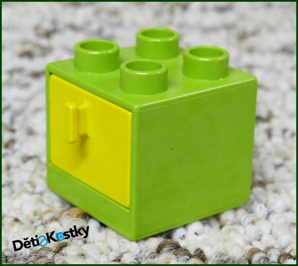 Lego® Duplo® Skříňka Malá Zelená/Žlutý Šuplík