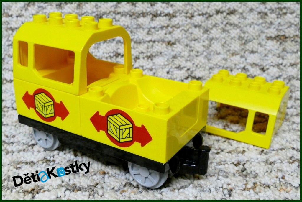 Lego® Duplo® Vagon pro Cestující Žlutý - Potisk Krabice