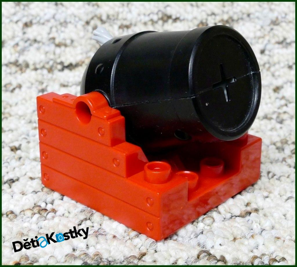 Lego® Duplo® Lodní Dělo Vystřelovací Černé/Červená Základna