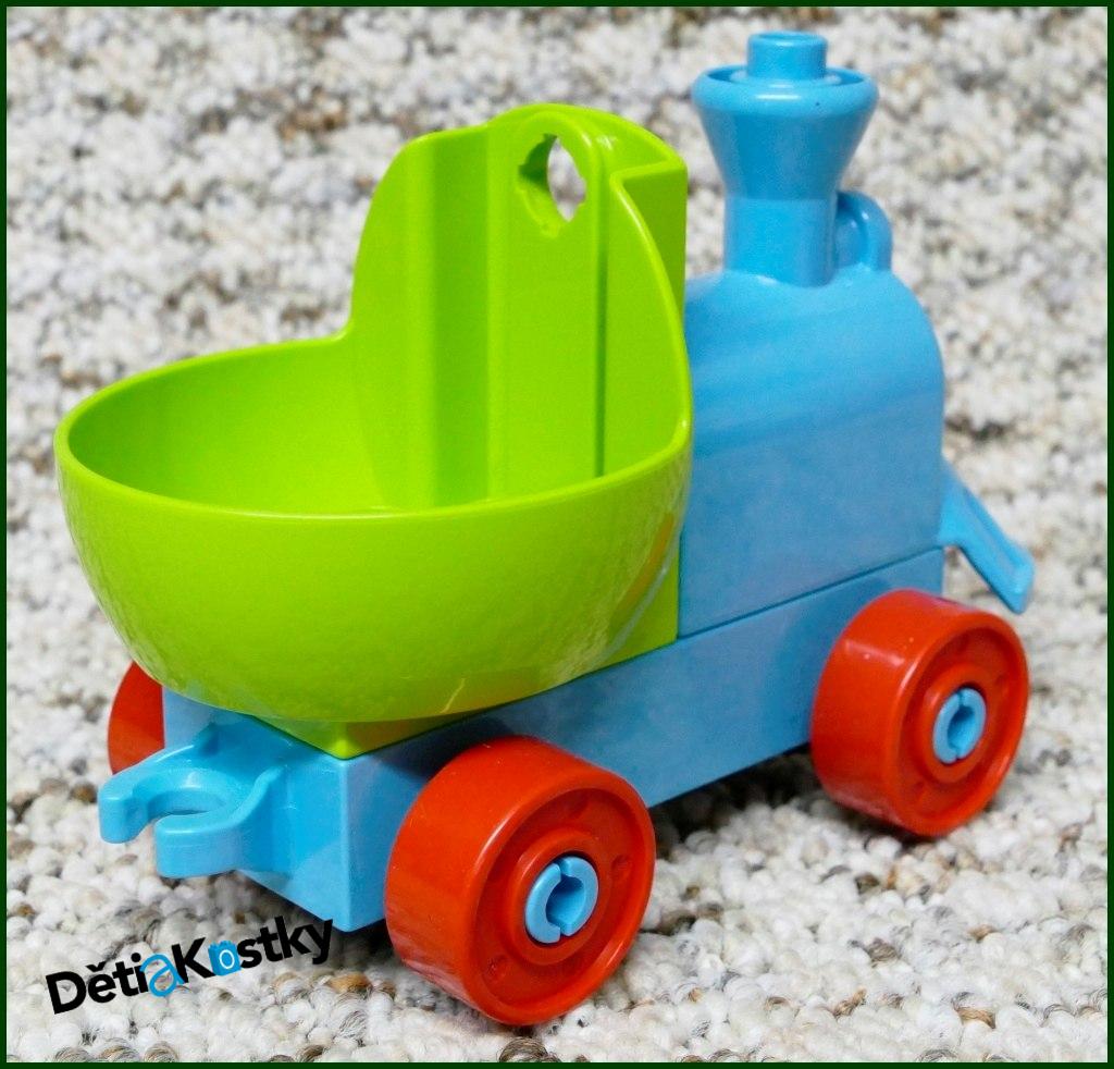 Lego® Duplo® Mašinka Parní Ruční Tyrkysová-Limetka