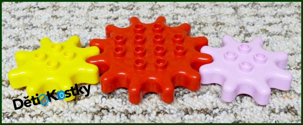 Lego® Duplo® Ozubená Kostka Žlutá Menší