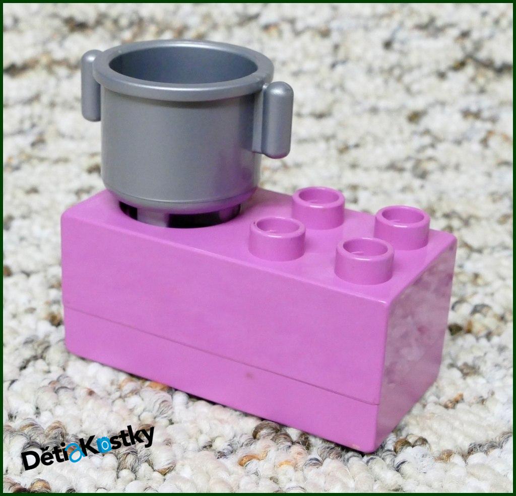 Lego® Duplo® Vařič s Hrncem Růžový (Černá Plotýnka)