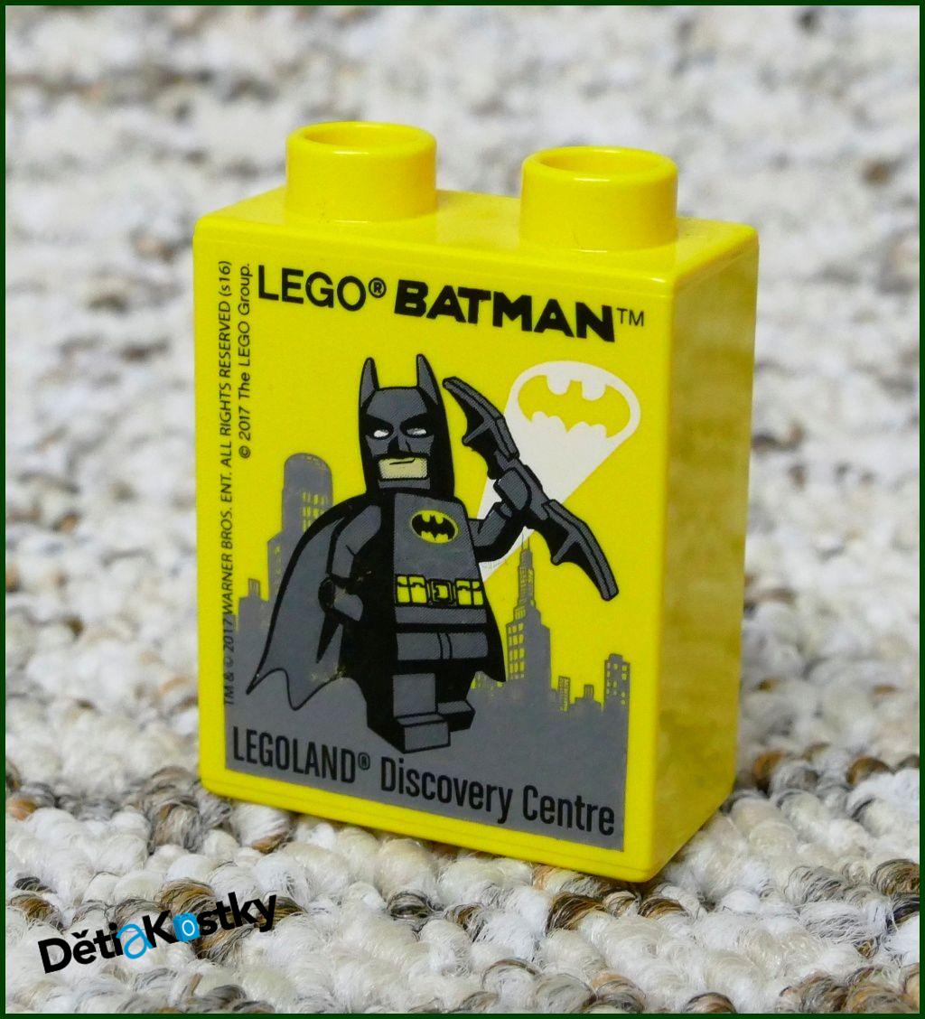 Lego® Duplo® Kostka 1x2x2 Žlutá - Legoland 2017 Batman