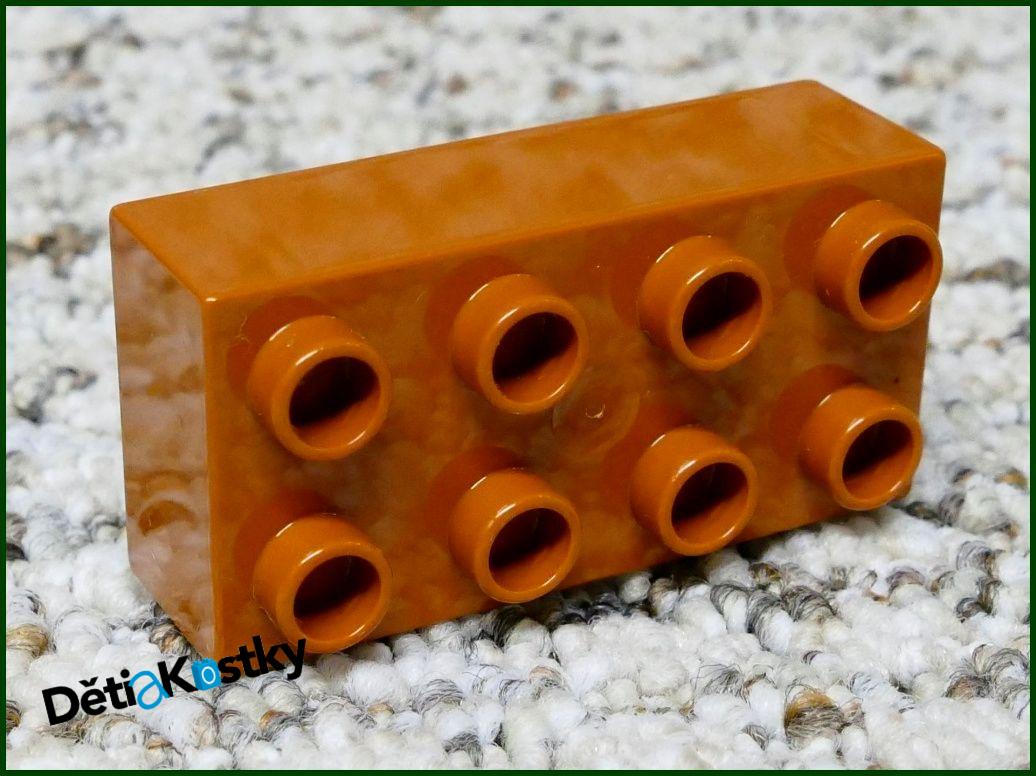 Lego® Duplo® Kostka 2x4 Světle Hnědá