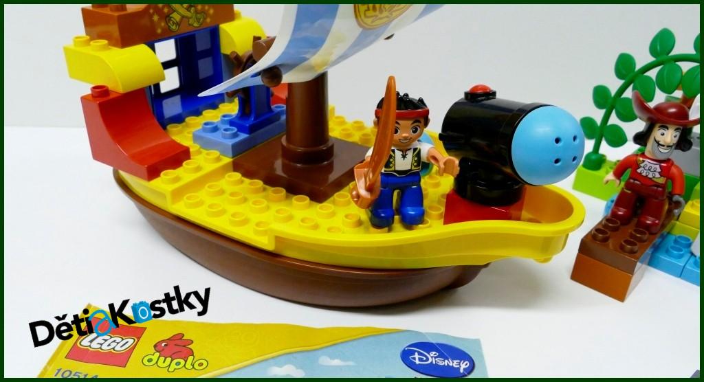 Lego® Duplo® 10514 - Jakeova Pirátská Loď Bucky bez Krabice