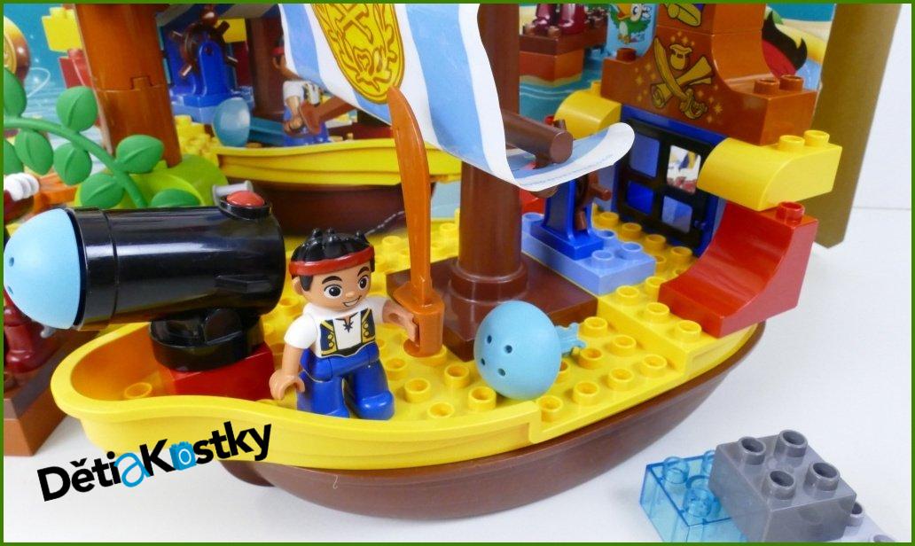 Lego® Duplo® 10514 - Jakeova Pirátská Loď Bucky s Krabicí