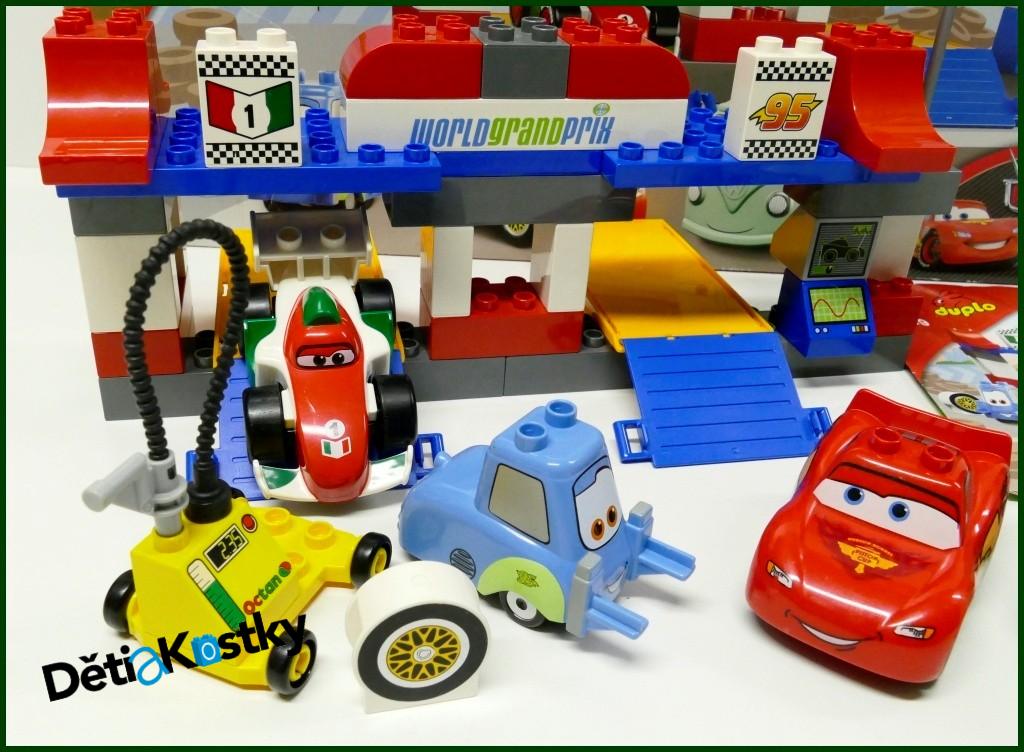 Lego® Duplo® 5829 - Cars Zastávka v Depu s Krabicí