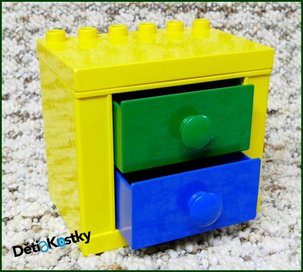 Lego® Duplo® Dolls Skříňka Žlutá a Dva Šuplíky (M,Z)