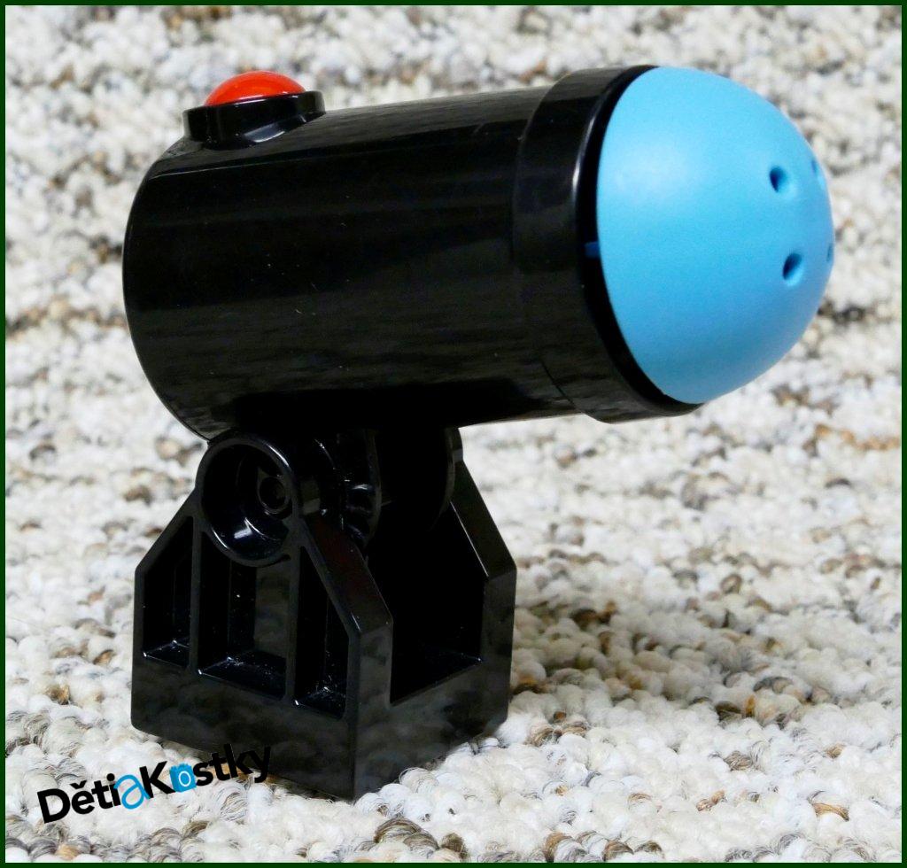 Lego® Duplo® Dělo Malé Vystřelovací Černé s Tyrkysovým Nábojem