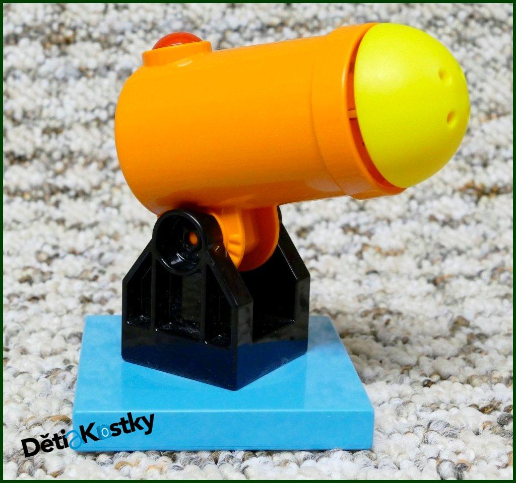 Lego® Duplo® Dělo Malé Vystřelovací Oranžové se Žlutým Nábojem