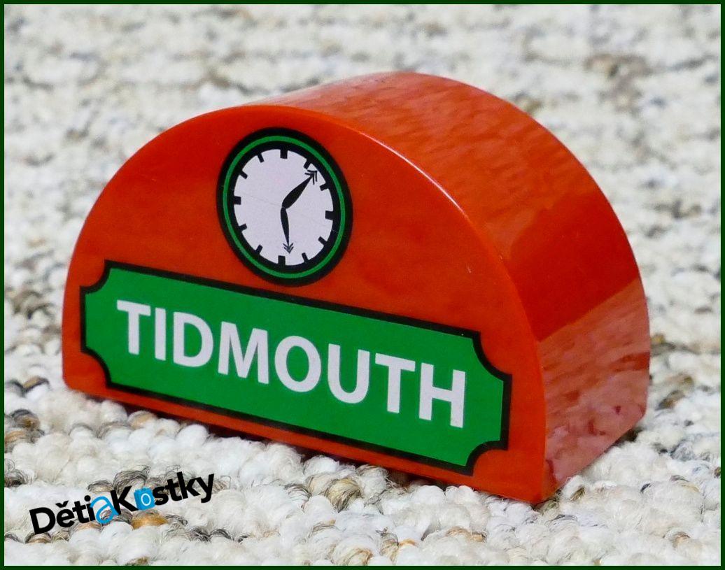 Lego® Duplo® Kostka Půlkulatá Červená - Tidmouth