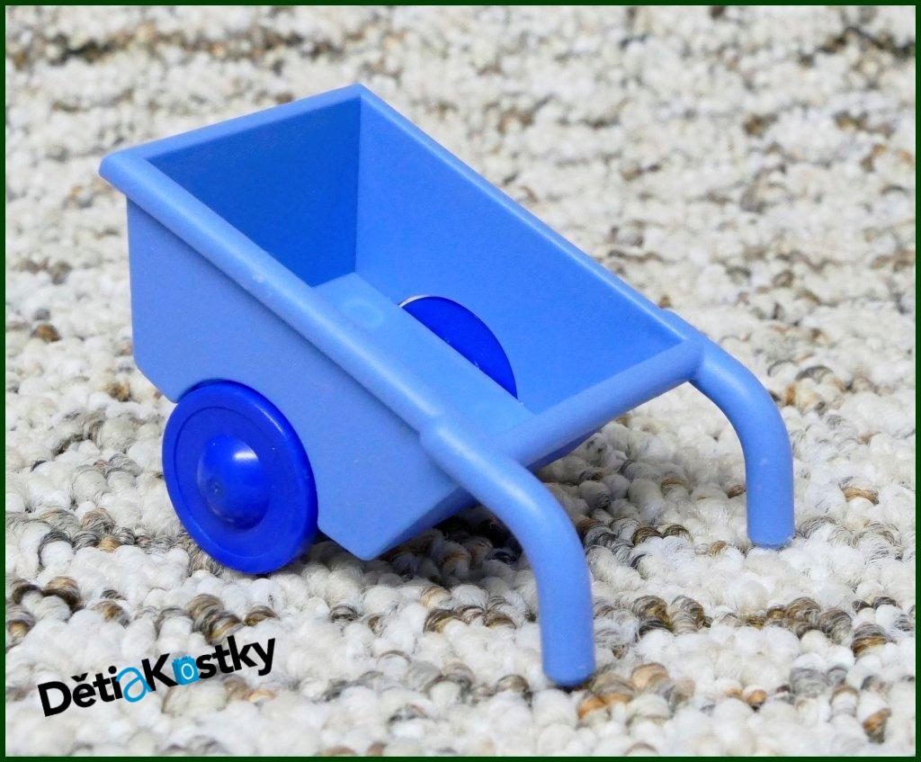 Lego® Duplo® Vozíček (Kolečka) Pro Figurky Světle Modrá - Modrá Kola