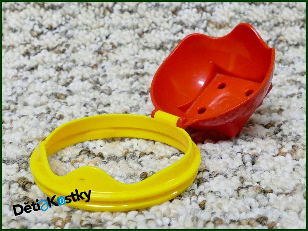 Lego® Duplo® Kryt Potrubí s Prstencem Žlutá/Červená