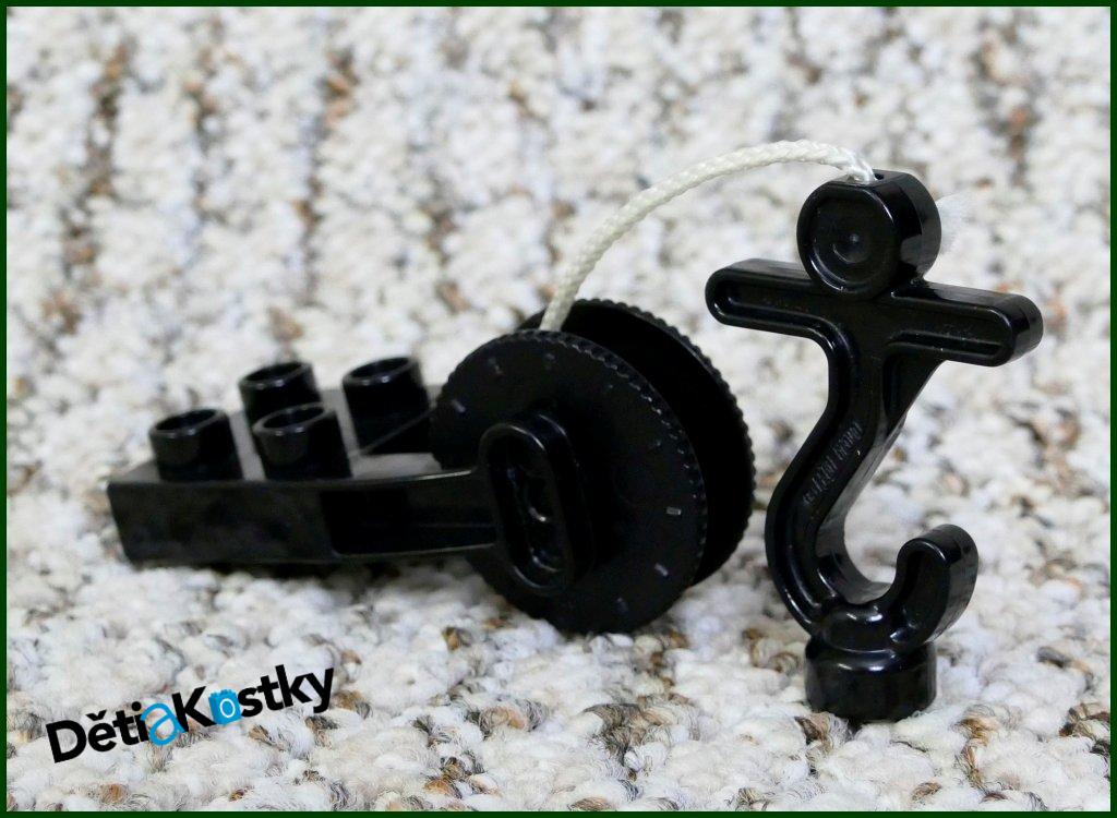 Lego® Duplo® Naviják Malý Černý/Černé Kolečko