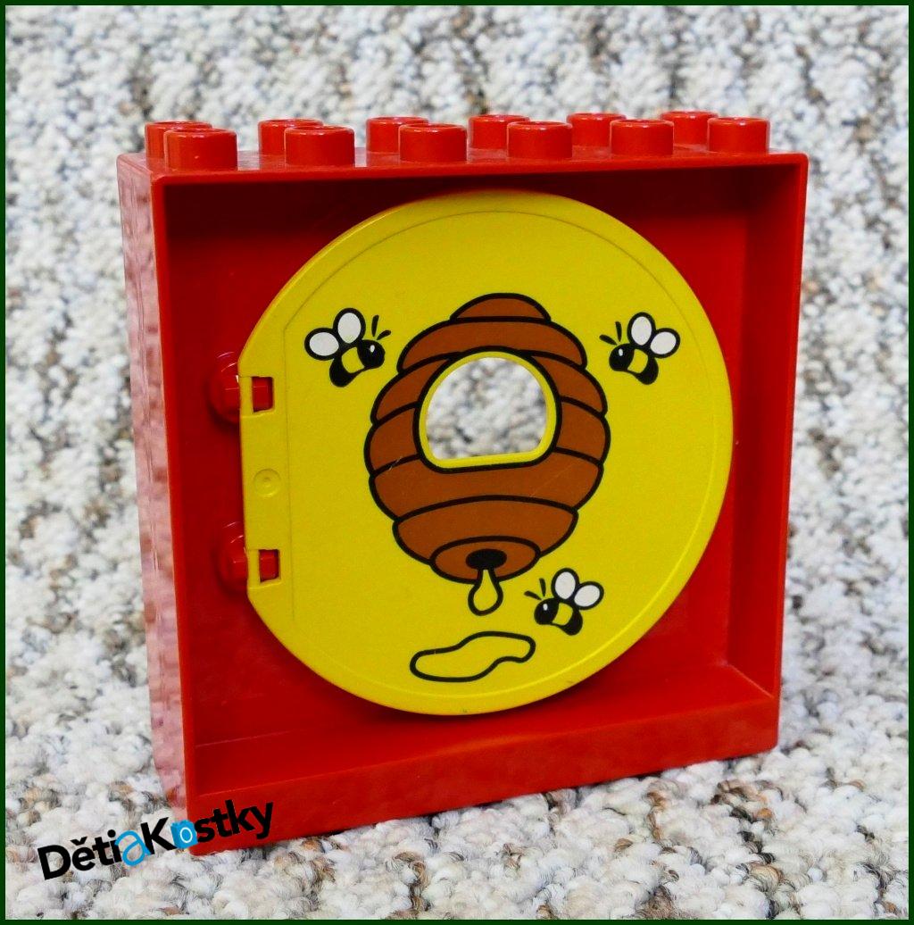 Lego® Duplo® Vstup / Výstup z Dráhy (Červená/Úl)