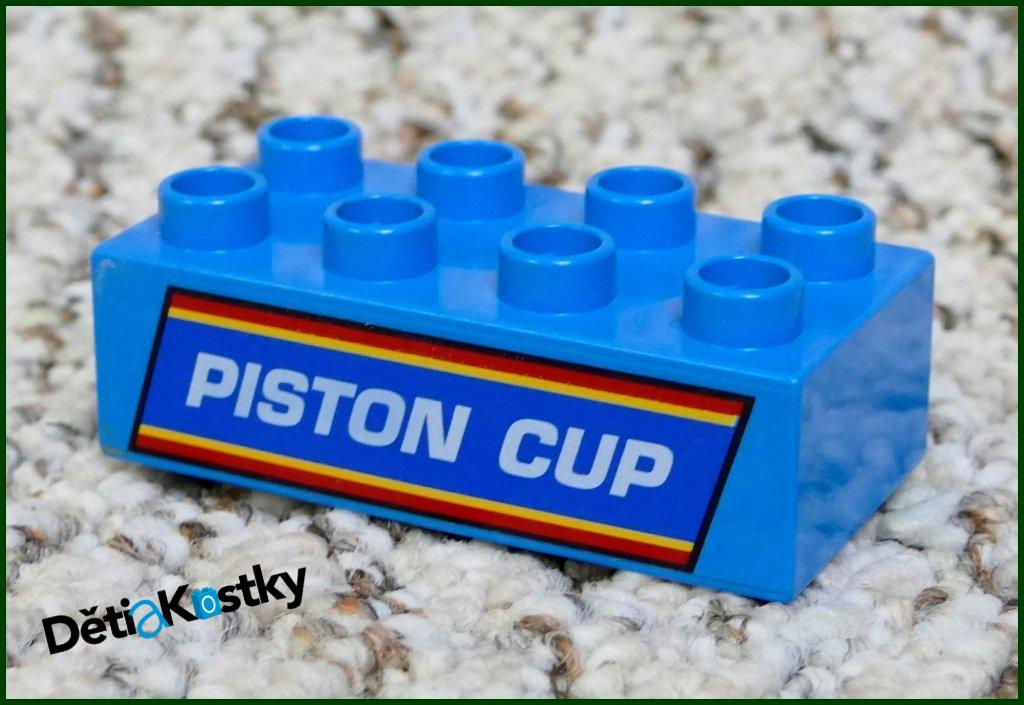 Lego® Duplo® Kostka 2x4 Tyrkysová - Piston Cup