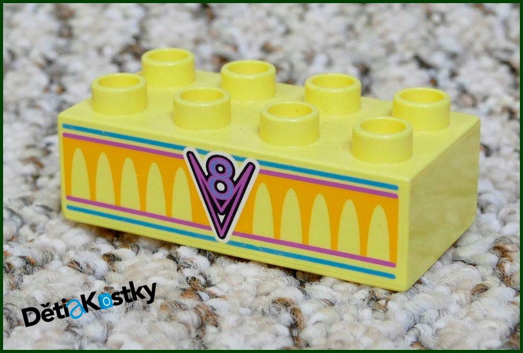 Lego® Duplo® Kostka 2x4 Světle Žlutá - Kavárna Flo