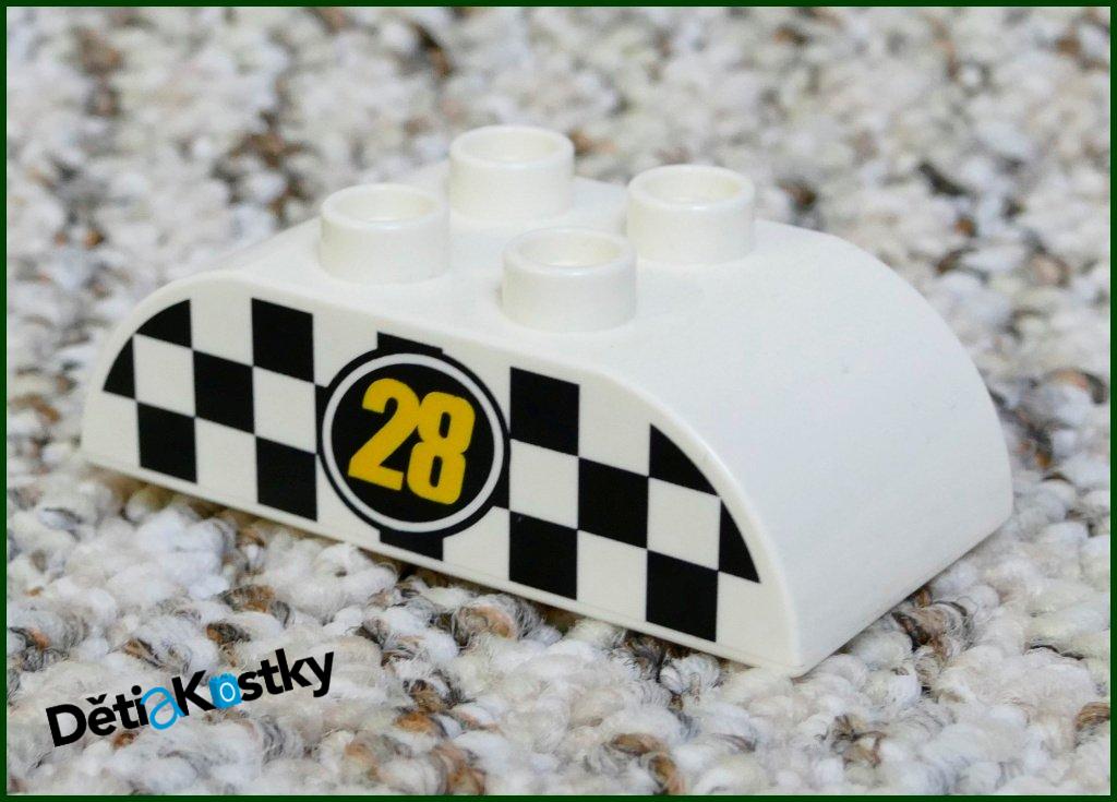 Lego® Duplo® Kostka 2x4 Zaoblená Bílá - 28