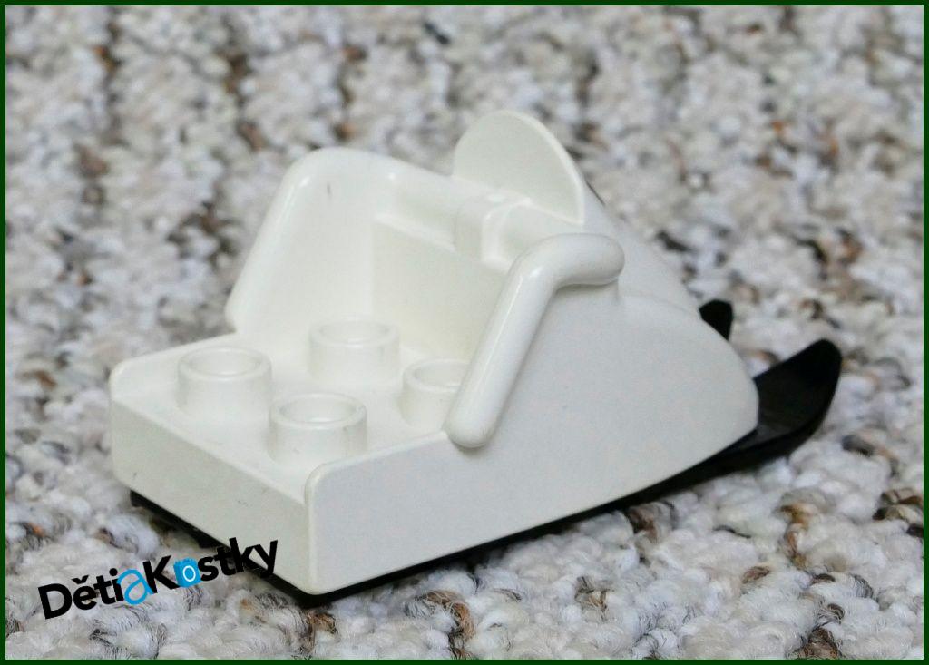 Lego® Duplo® Policejní Skútr Bílý s Lyžinami