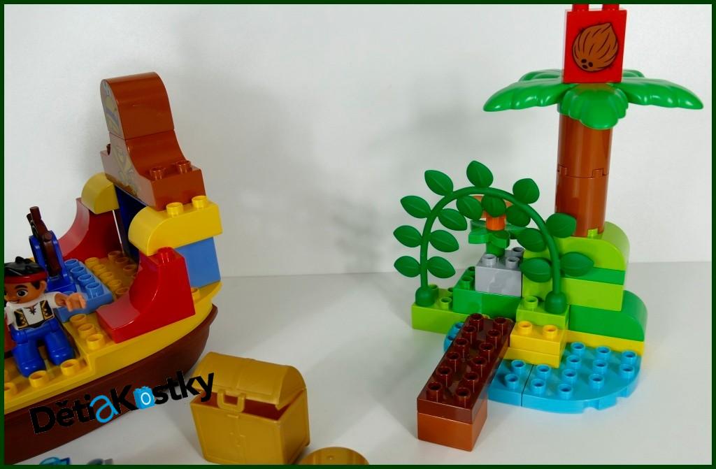 Lego® Duplo® 10514 - Jakeova Pirátská Loď Bucky bez Krabice a Návodu (2 Náboje)