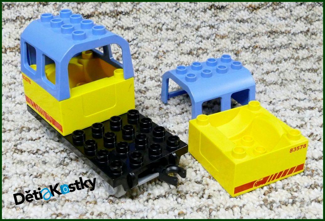 Lego® Duplo® Vagon pro Cestující - Žlutá/Světle Modrá