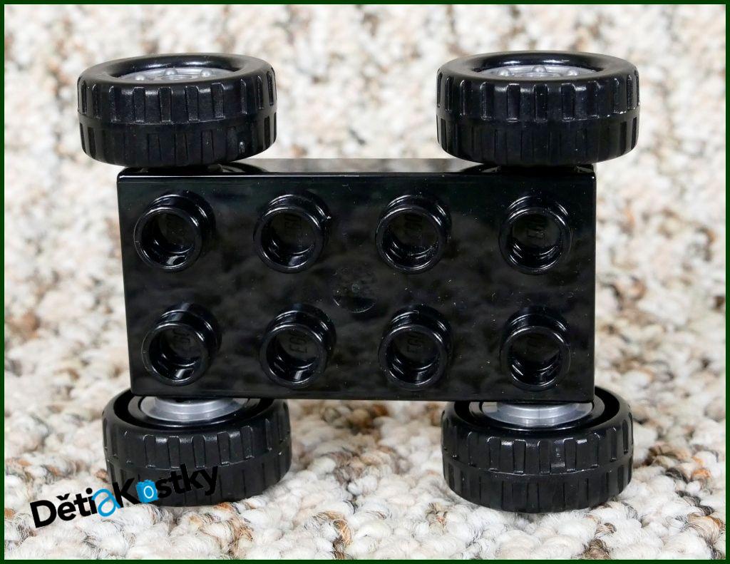 Lego® Duplo® Podvozek Autíčka 4x4 Černý - Šedá Kola