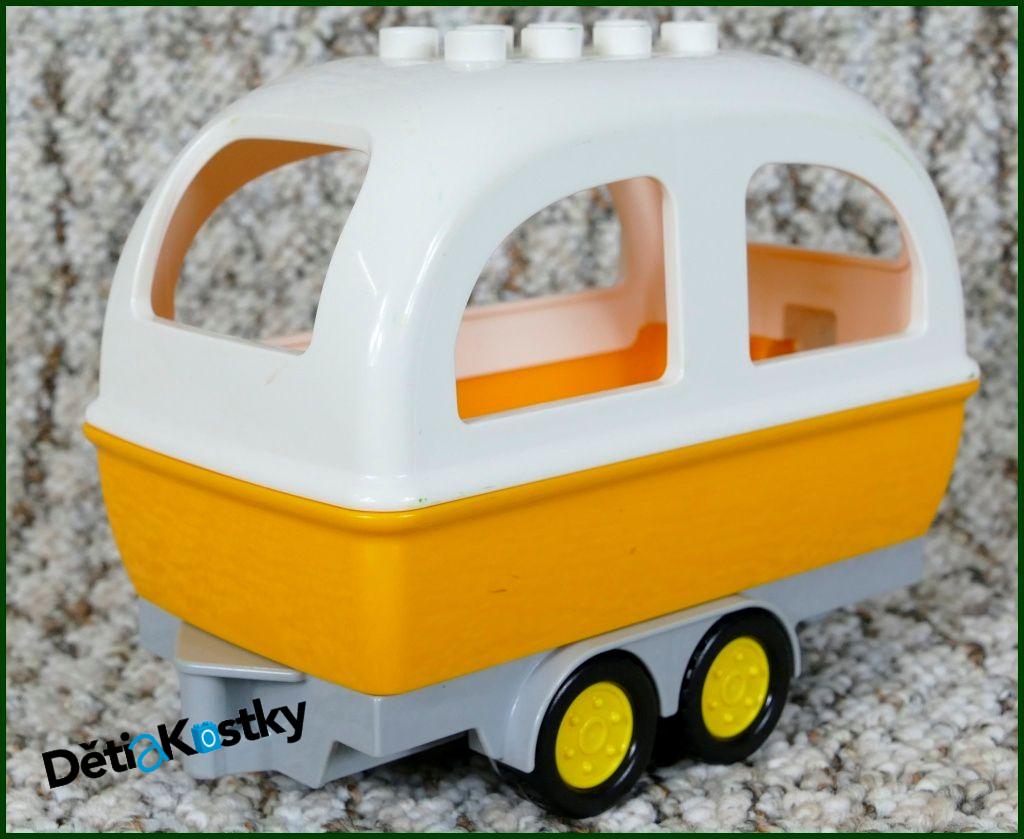 Lego® Duplo® Obytný Karavan Oranžovo/Bílý