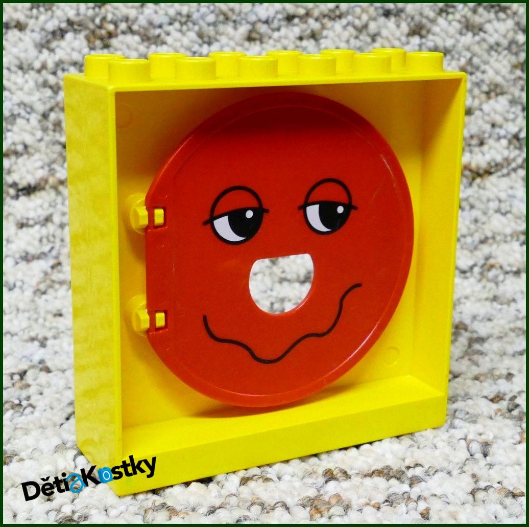 Lego® Duplo® Vstup / Výstup z Dráhy (Žlutá/Červený Obličej)
