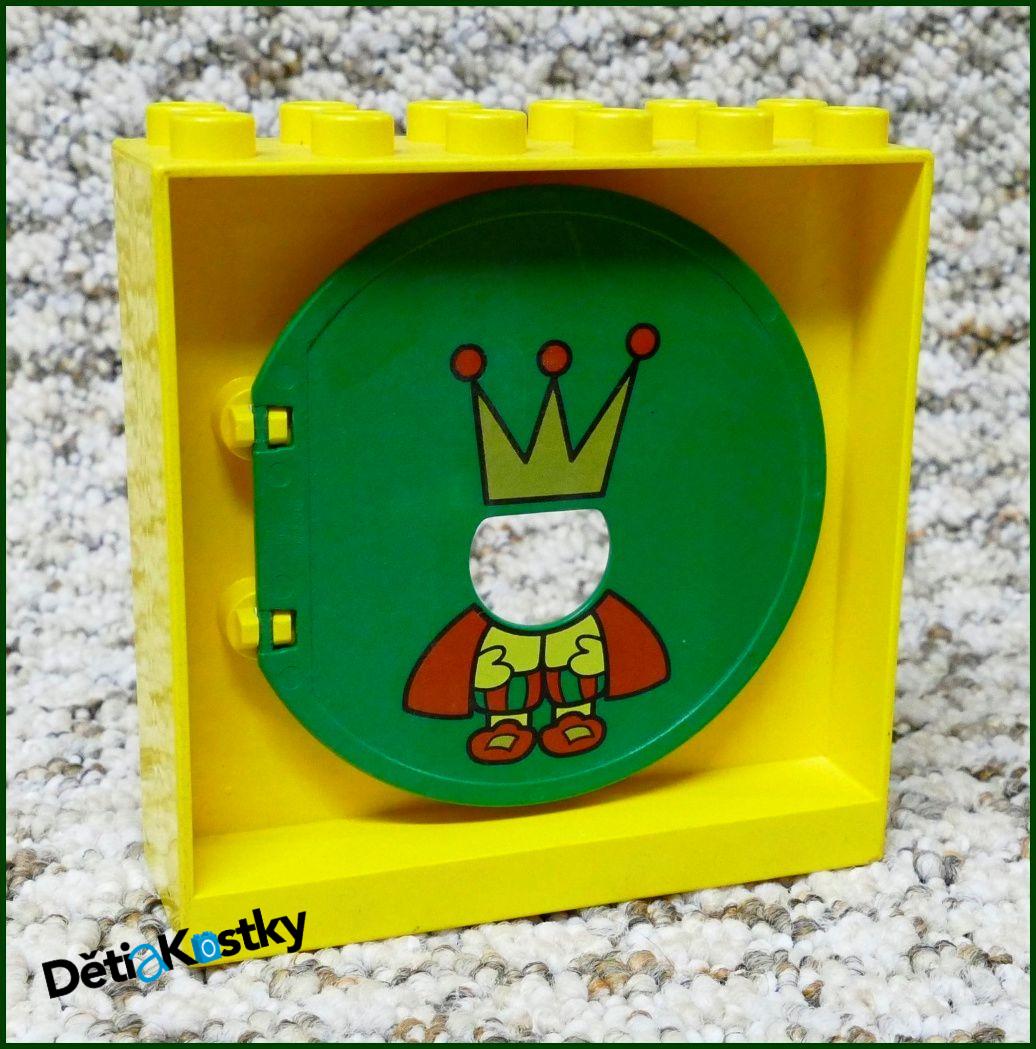 Lego® Duplo® Vstup / Výstup z Dráhy (Žlutá/Král)