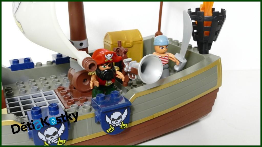 Lego® Duplo® 7881 - Pirátská Loď - Zabarvená