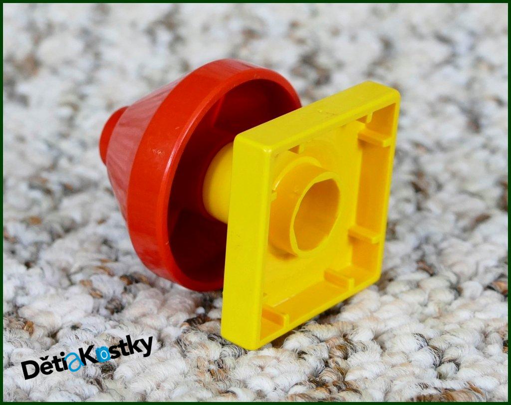 Lego® Duplo® Lampička Červená Nízká - Žlutý Podstavec