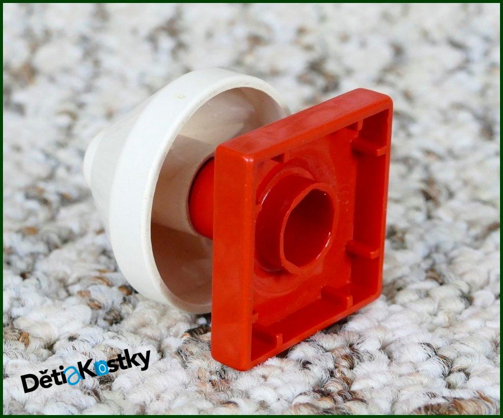Lego® Duplo® Lampička Bílá Nízká - Červený Podstavec