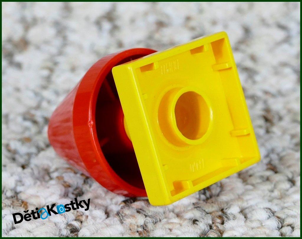Lego® Duplo® Lampička Červená Vysoká - Žlutý Podstavec