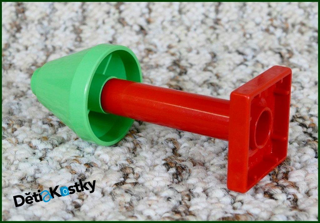 Lego® Duplo® Lampička Zelená Vysoká - Červený Podstavec Vysoký