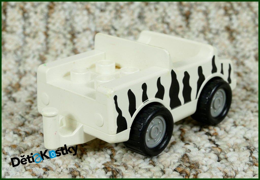 Lego® Duplo® Safari Autíčko - Starší Typ - Šedé Disky