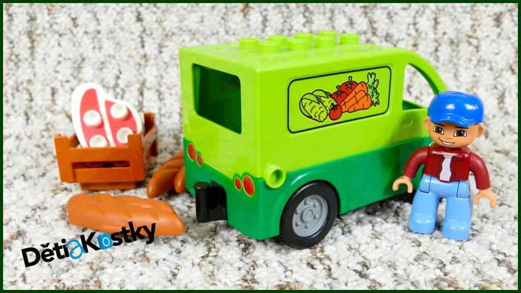 Lego® Duplo® Dodávka Zelenina / Ovoce s Příslušenstvím