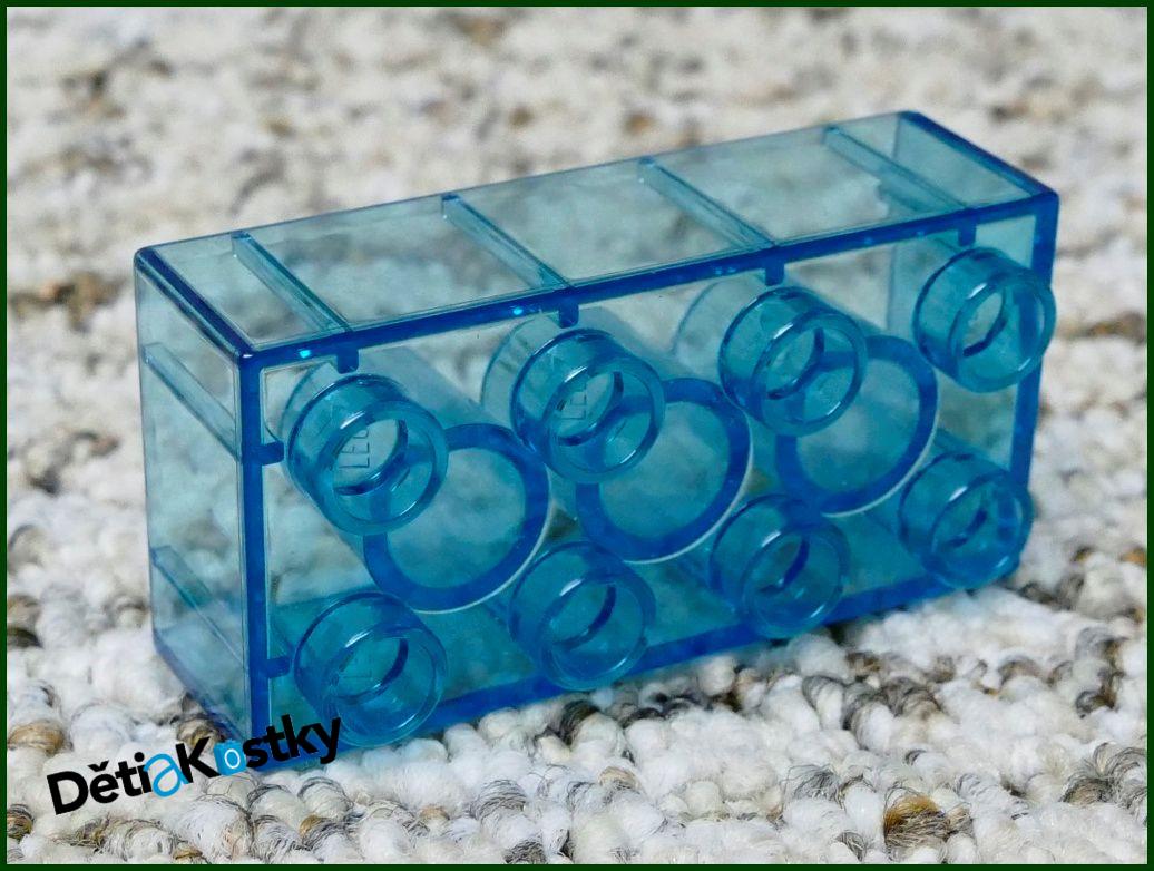 Lego® Duplo® Kostka 2x4 Průhledná Světle Modrá